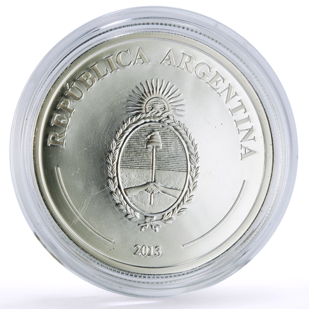 Argentina 5 pesos Ibero-American Dances Customs Tango proof silver coin 2013