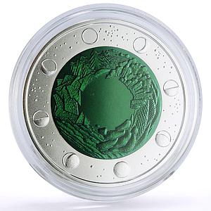 Latvia 1 lats Coin of Time Series 3 III Heraldic Rose KM-114 bimetal coin 2010