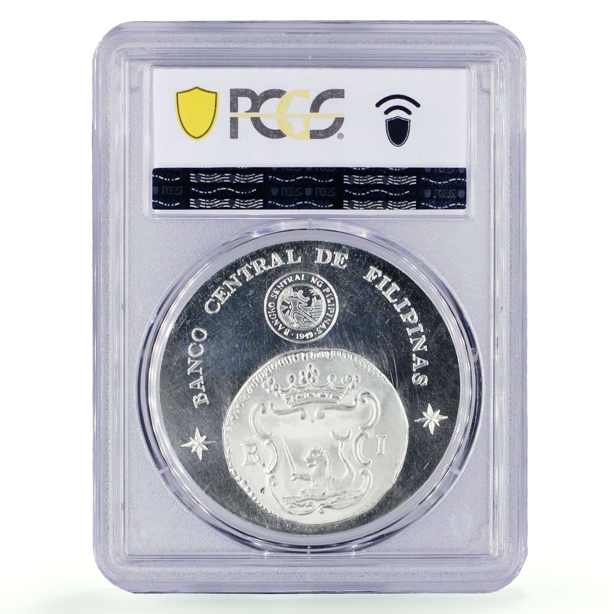 Philippines Numismatic Expo in Spain Barilla Coin SP66 PCGS silver medal 1979
