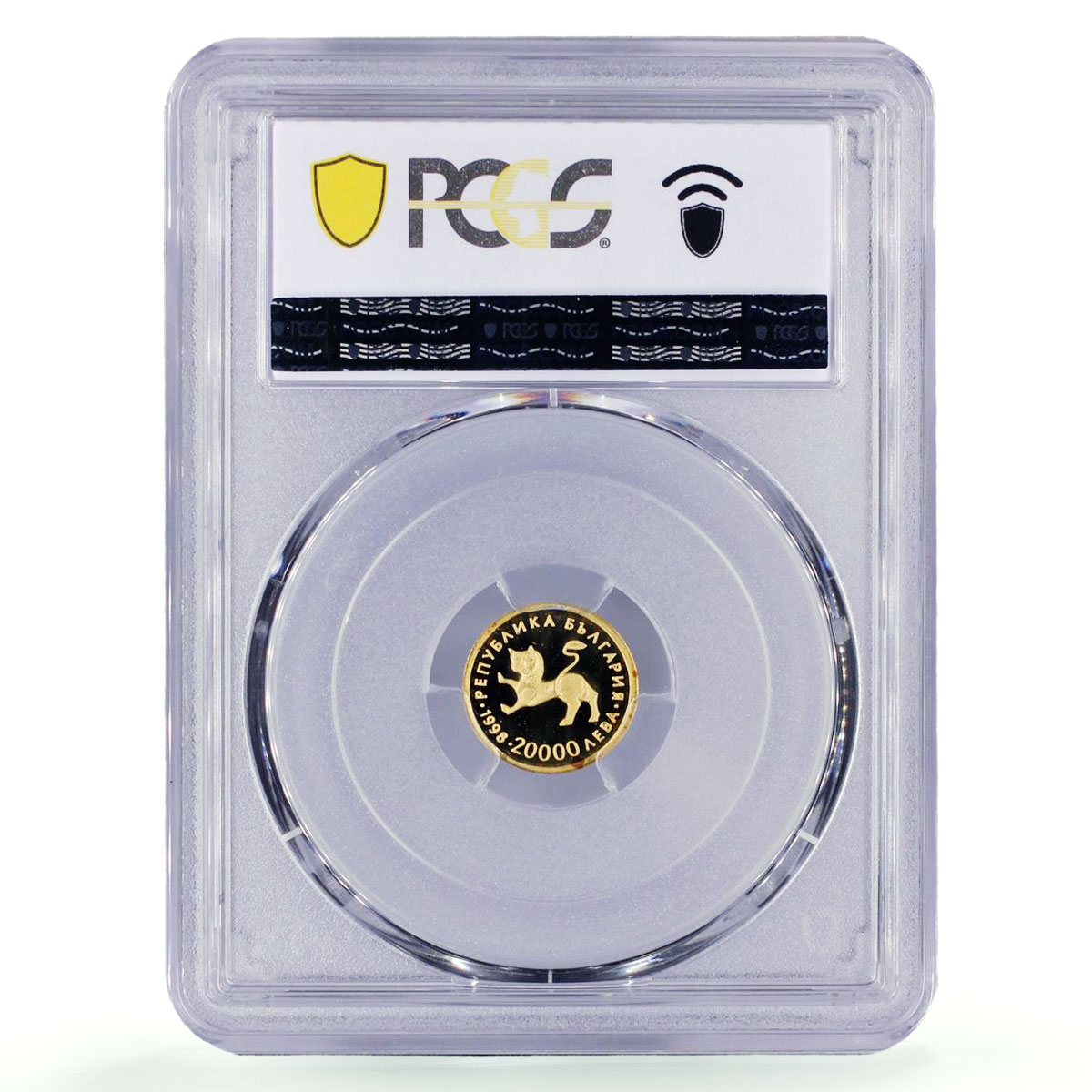 Bulgaria 20000 leva King Ivan Alexander Tetraevangelia PR67 PCGS gold coin 1998