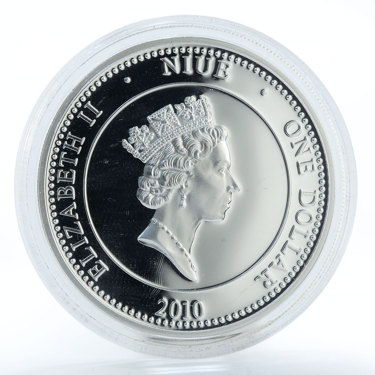 Niue 1 dollar Surgut Yugra proof silver coin 2010