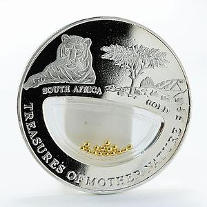 Fiji 10 dollars South Africa - Gold Lion silver coin 2012