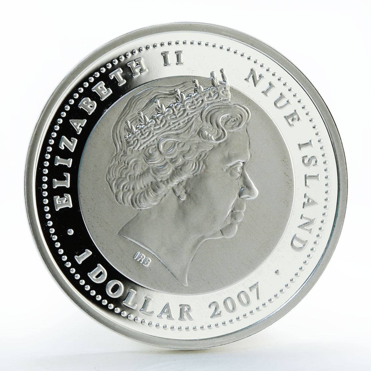 Niue 1 dollar Tobolsk color silver coin 2007