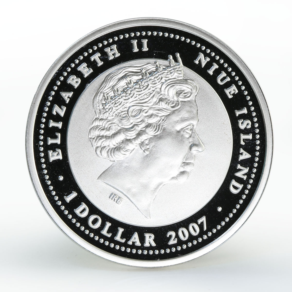 Niue 1 dollar Tobolsk color silver coin 2007