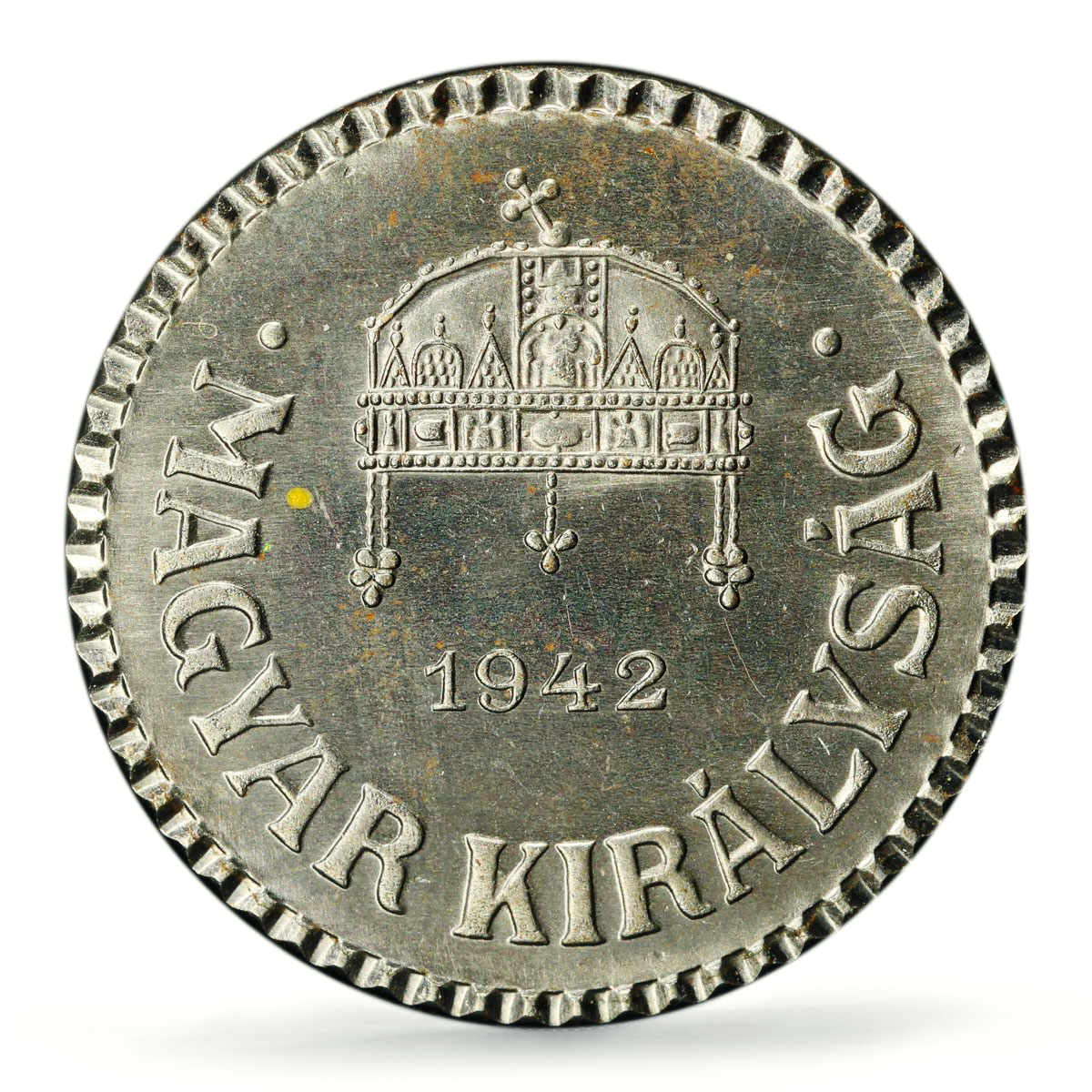 Hungary 2 filler Miklos Horthy RESTRIKE PROOF Variety KM-518 PR66 PCGS coin 1942