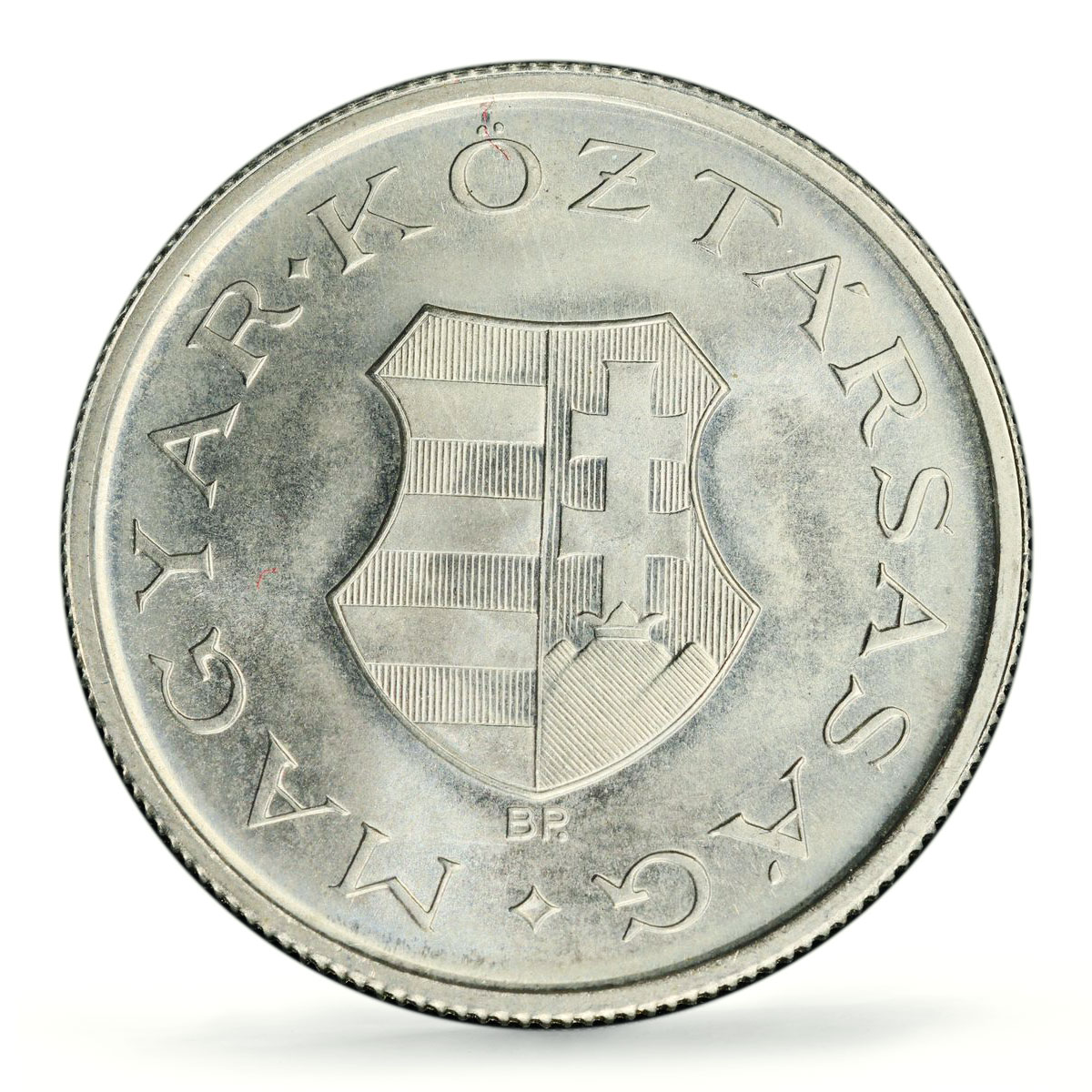 Hungary 2 forint Republic Coinage KM-533 MS65 PCGS aluminum coin 1947