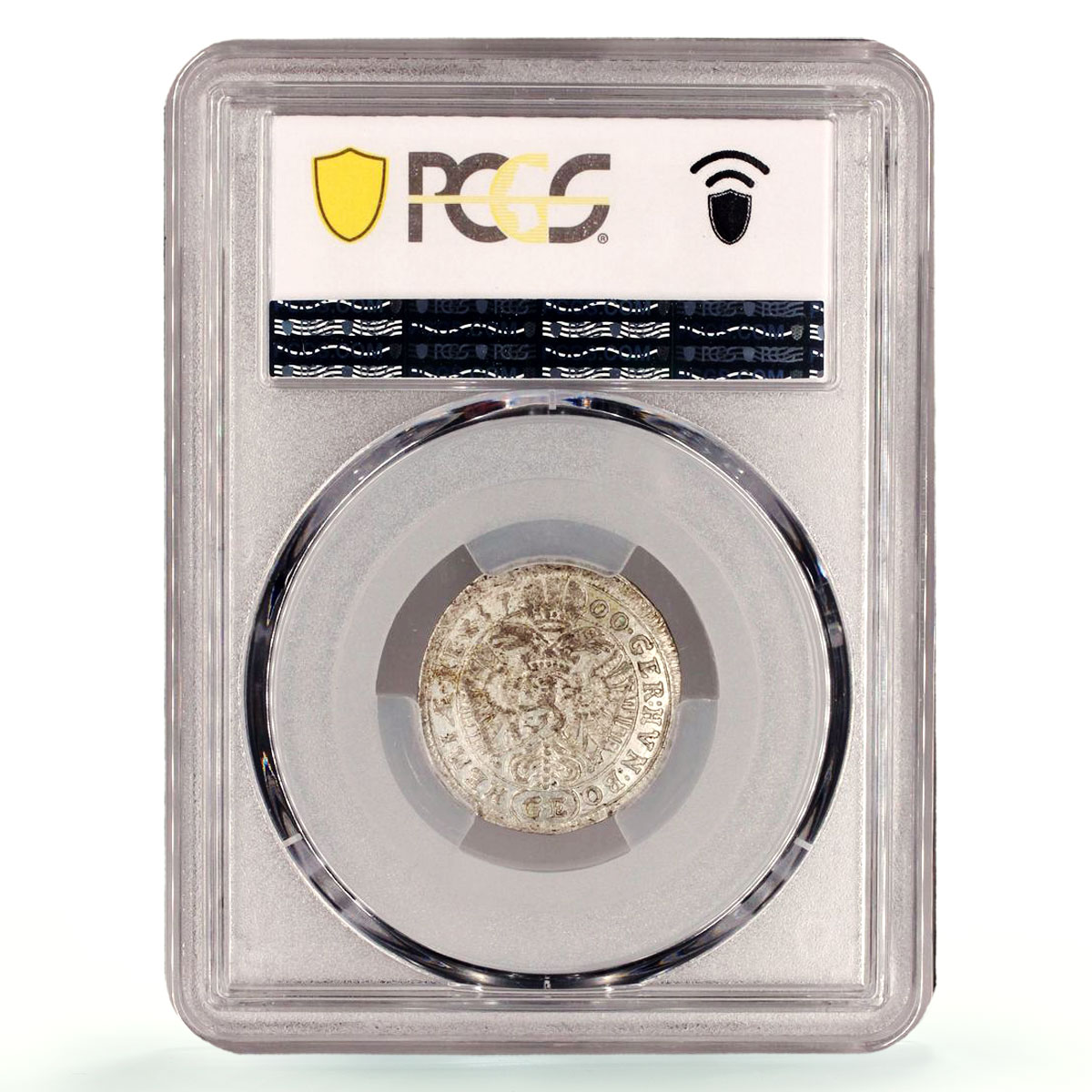 Czech Bohemia 3 kreuzers Leopold II Prague KM-590 MS62 PCGS silver coin 1700