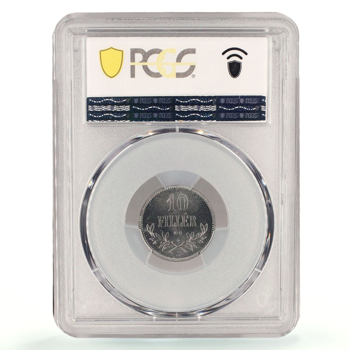 Hungary 10 filler Charles IV RESTRIKE PROOF Variety KM-496 PR66 PCGS coin 1918