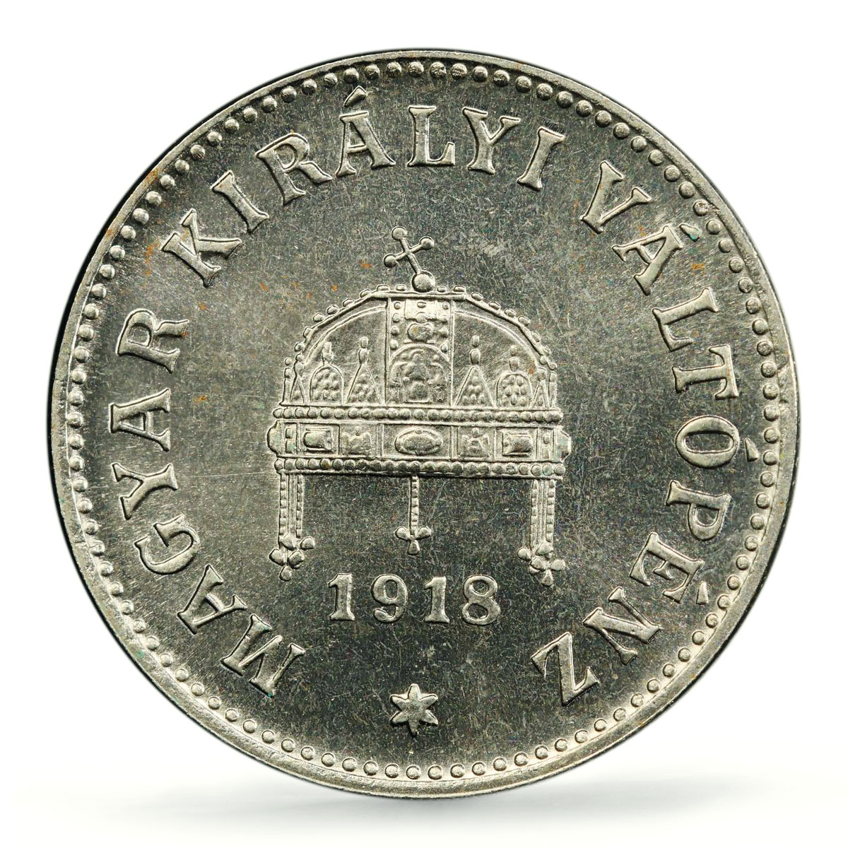 Hungary 10 filler Charles IV RESTRIKE PROOF Variety KM-496 PR66 PCGS coin 1918