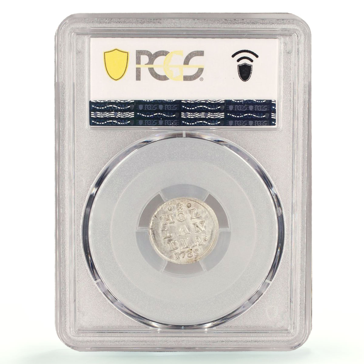 Netherlands Holland 1 stuiver Bezemstuiver KM-91 MS65 PCGS silver coin 1738
