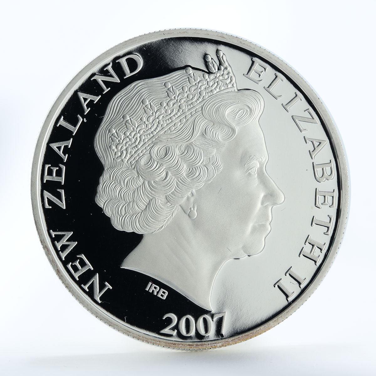 New Zealand 1 dollar Scott Base 1957-2007 proof silver coin 2007
