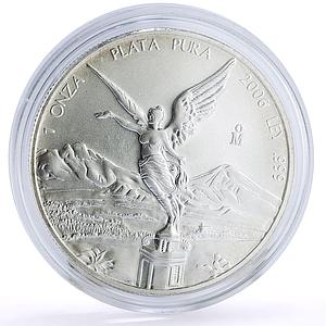 Mexico 1 onza Libertad Angel of Independence silver coin 2006