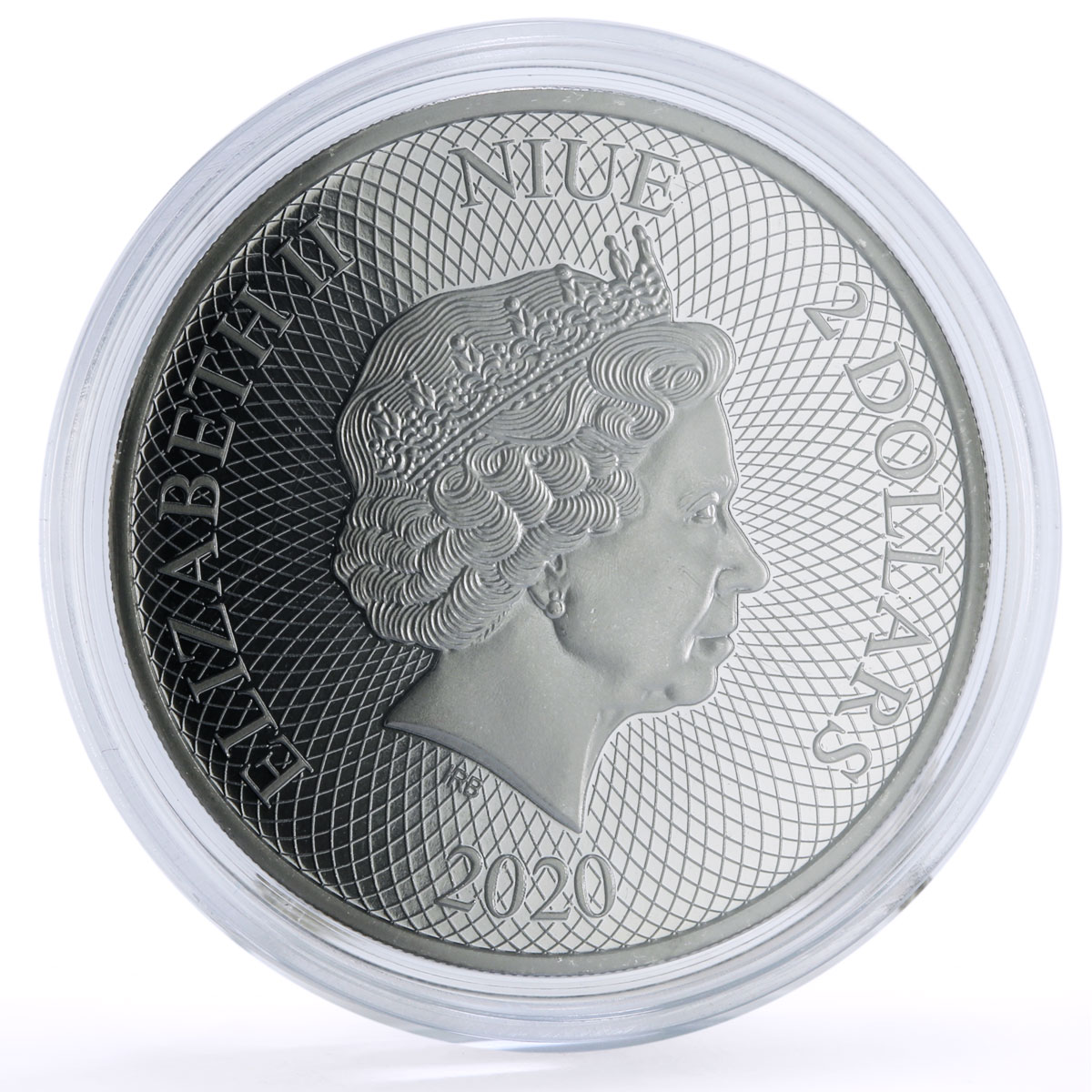 Niue 2 dollars Conservation Wildlife Gecko Lizard Desert Fauna silver coin 2020