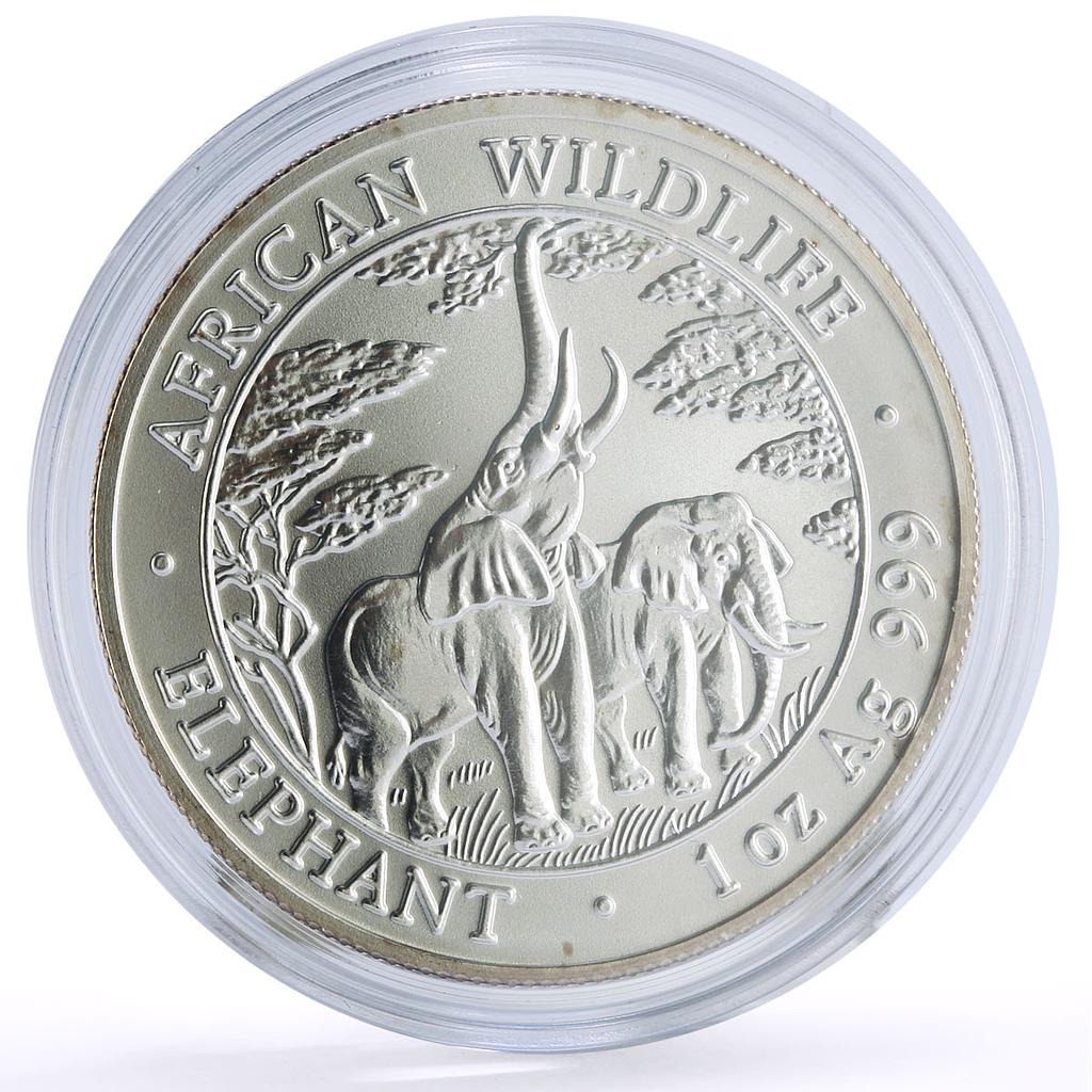 Zambia 5000 kwacha African Wildlife Elephants Fauna Matte silver coin 2003 Zambia 5000 kwacha African Wildlife Elephants Fauna Matte silver coin 2003
