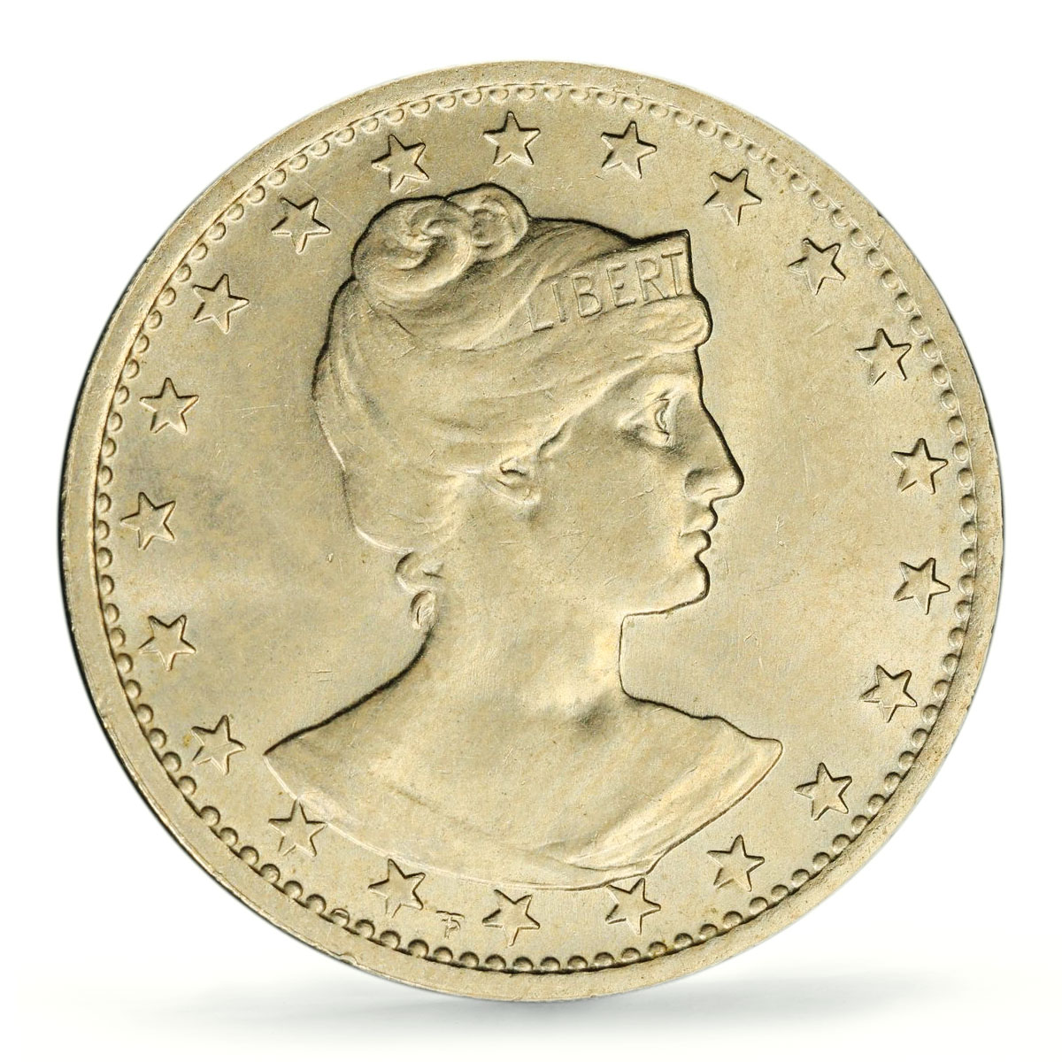 Brazil 400 reis Regular Coinage Libertad Liberty KM-505 MS62 PCGS CuNi coin 1901