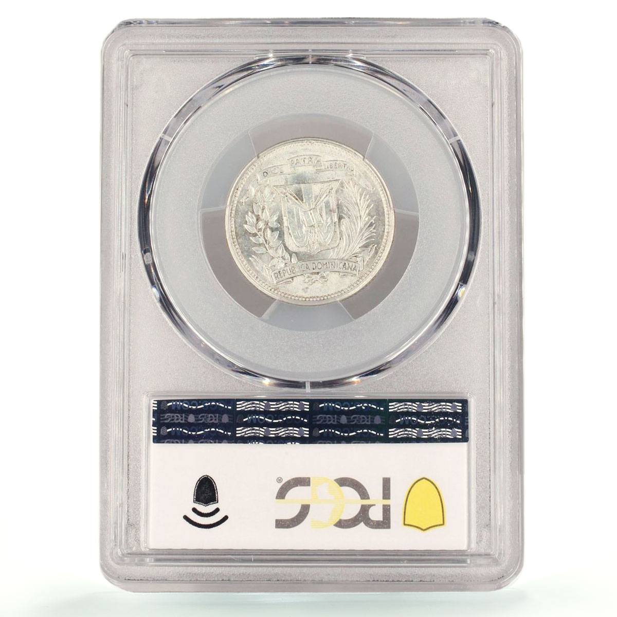Dominican Republic 20 centavos Regular Coinage KM-20 MS62 PCGS silver coin 1952