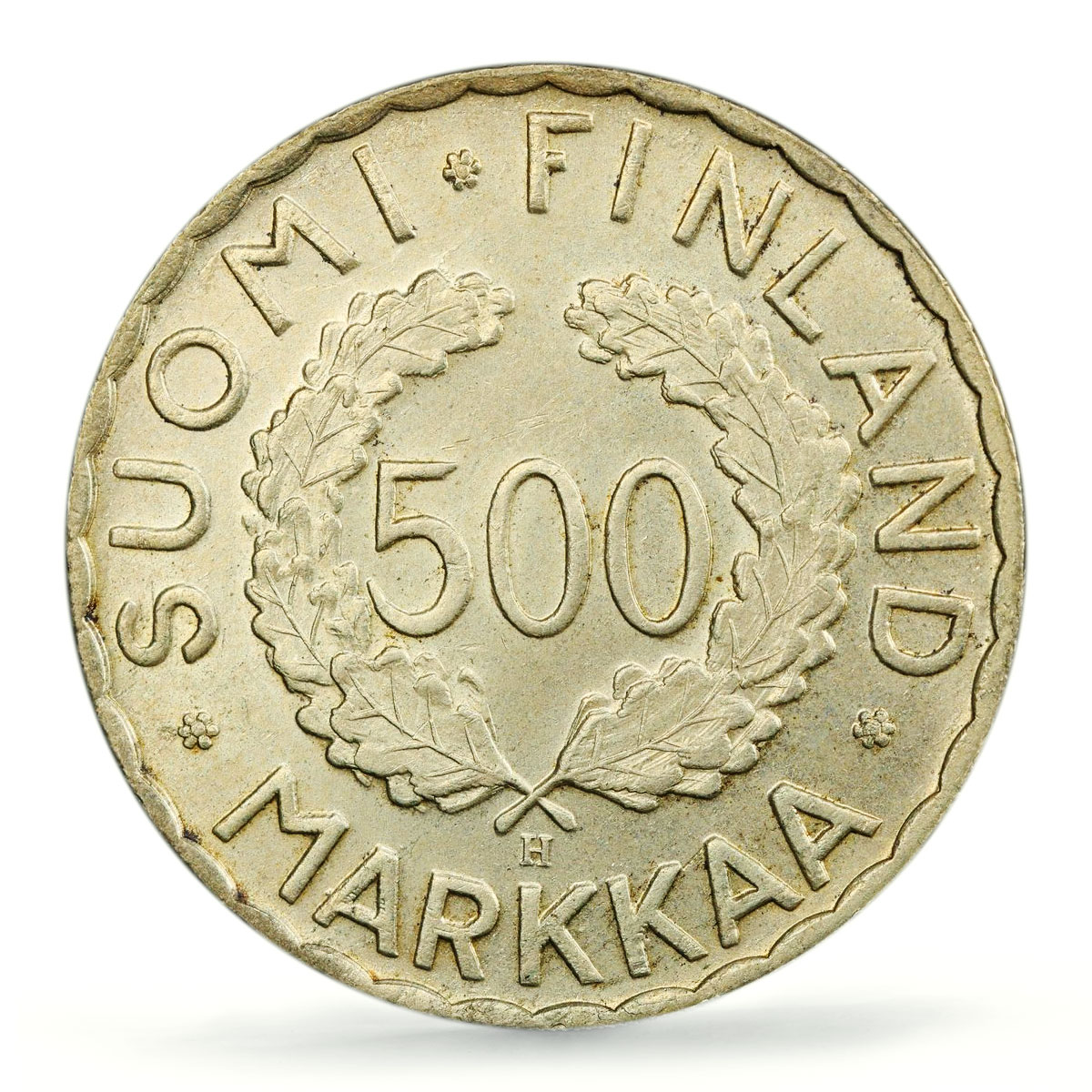 Finland 500 markaa Helsinki Winter Olympic Games KM-35 MS63 PCGS Ag coin 1951