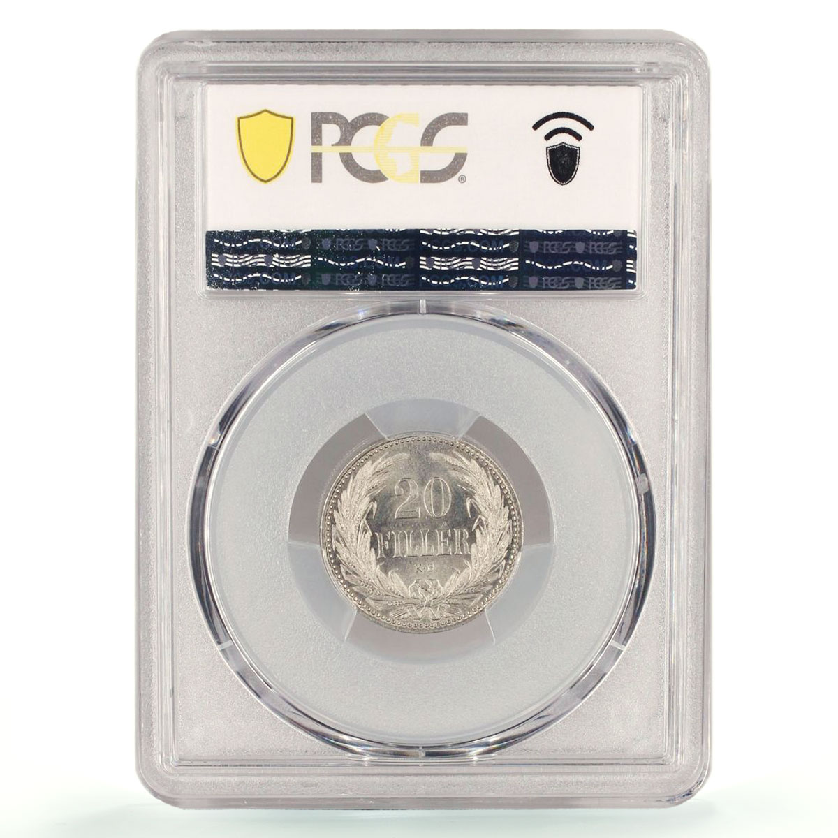 Hungary 20 filler Francis Joseph I Coinage KM-483 MS65 PCGS nickel coin 1893