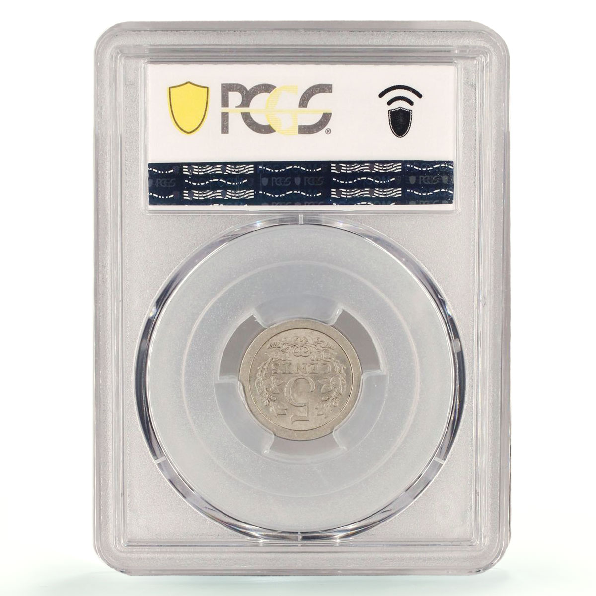 Netherlands 5 cents Queen Wilhelmina Coinage KM-137 MS64 PCGS CuNi coin 1908