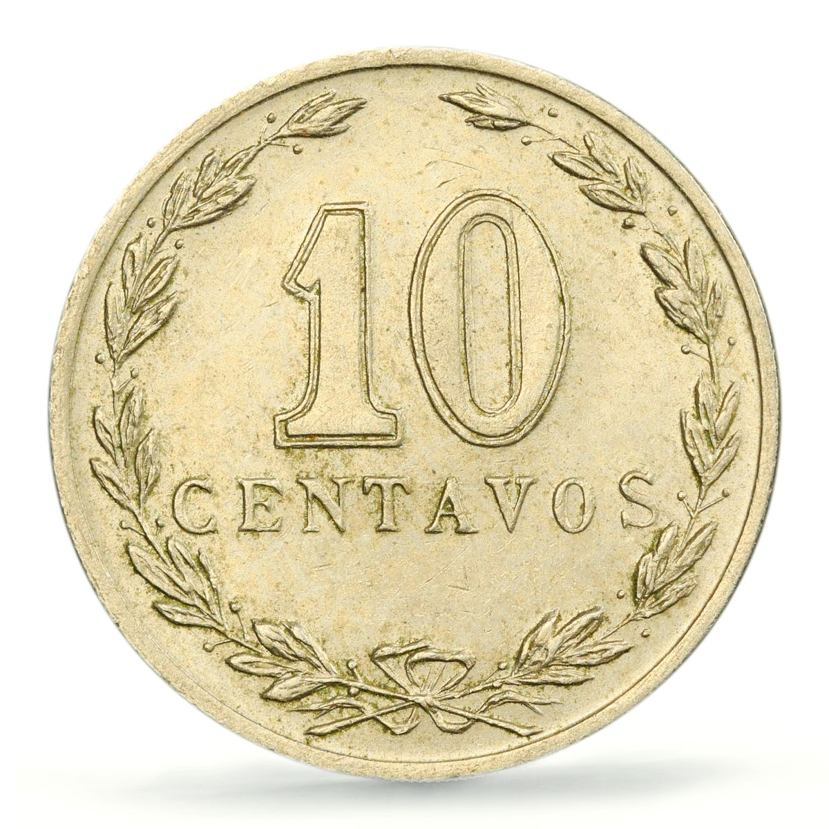 Argentina 10 centavos Regular Coinage Libertad Liberty MS63 PCGS CuNi coin 1910