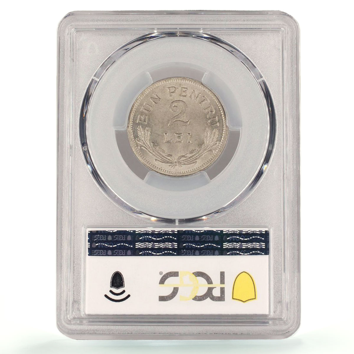 Romania 2 lei Ferdinand I Coinage Brussels Mint KM-47 MS65 PCGS CuNi coin 1924
