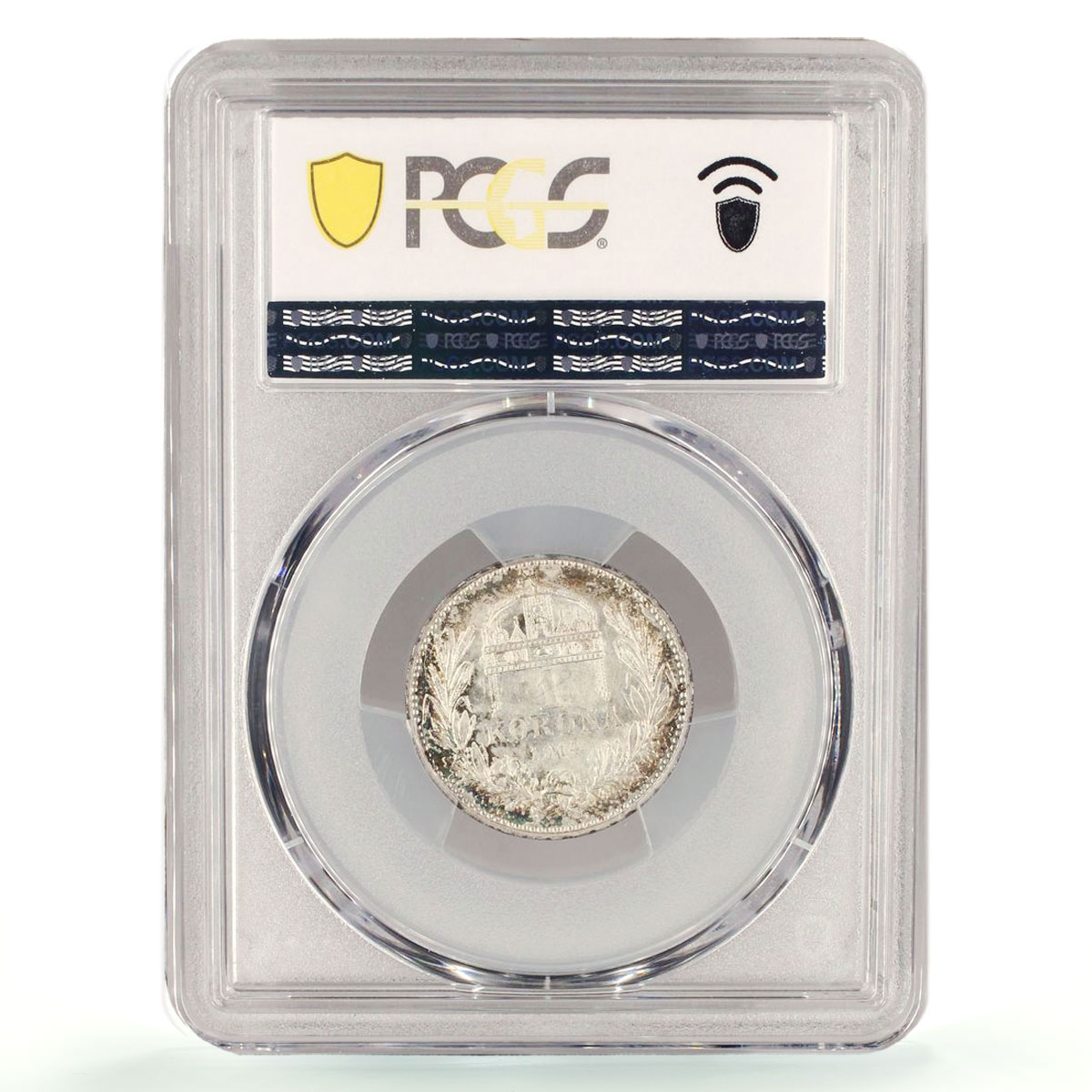 Hungary 1 korona Crown Josef Franz I Coinage KM-492 MS63 PCGS silver coin 1914