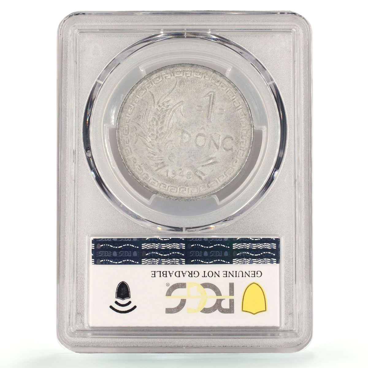 Vietnam 1 dong President Ho Chi Minh Politics KM-3 AU PCGS aluminum coin 1946