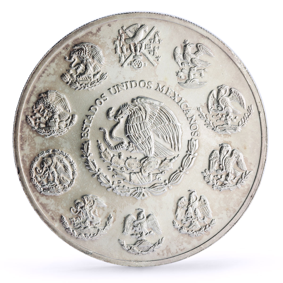 Mexico 5 onzas Libertad Angel of Independence 5 oz silver coin 2000