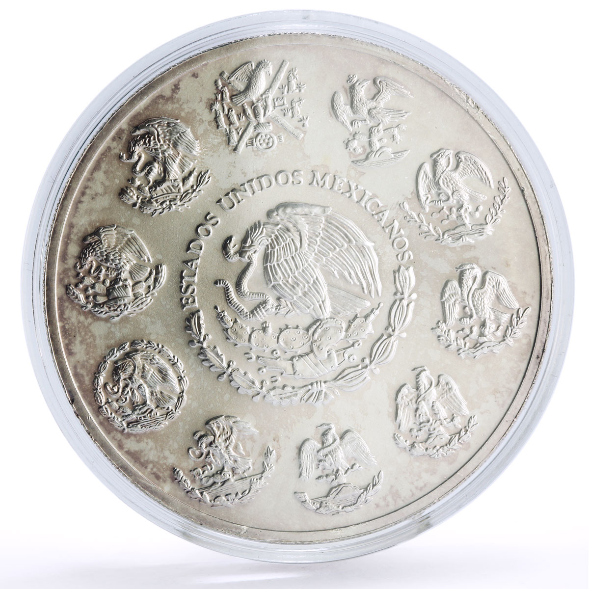 Mexico 5 onzas Libertad Angel of Independence 5 oz silver coin 2000