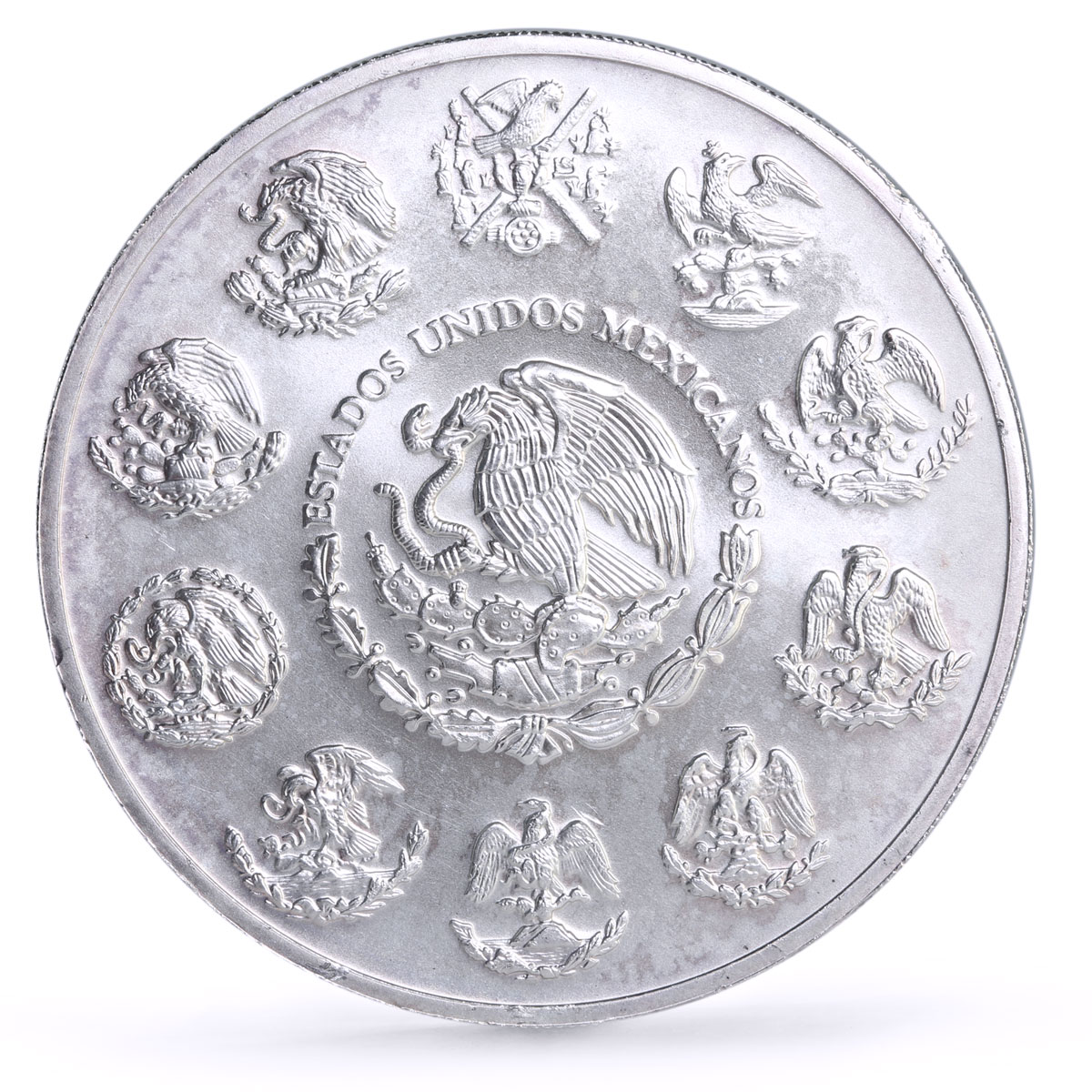 Mexico 5 onzas Libertad Angel of Independence 5 oz silver coin 2000