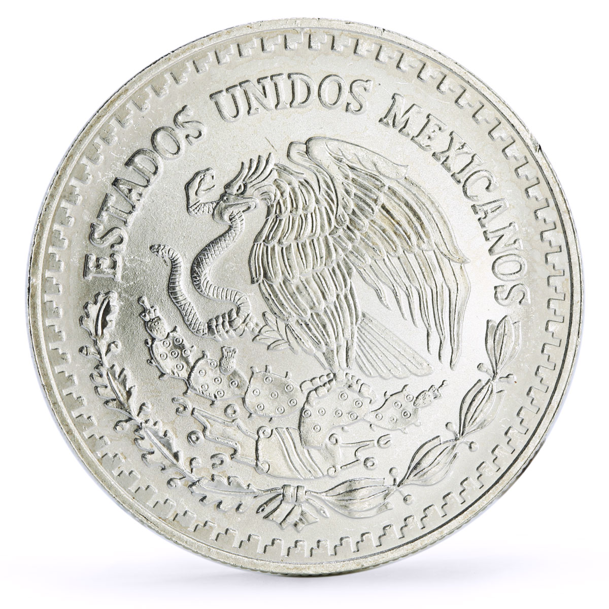 Mexico 1 onza Libertad Angel of Independence silver coin 1996