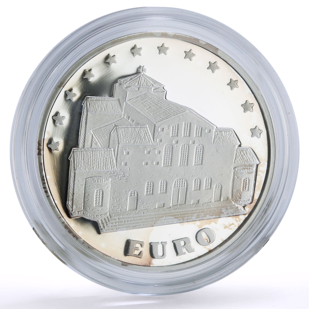 Bulgaria 5000 leva European Union Association St Sofia Church silver coin 1998