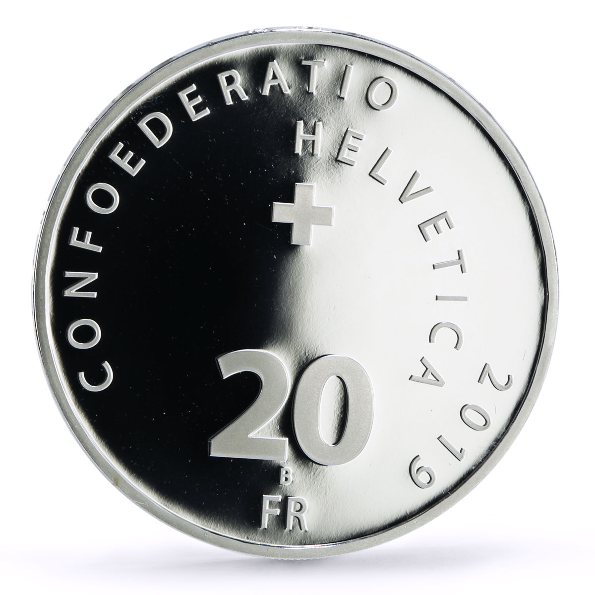 Switzerland 20 francs Knie Circus 100th Anniversary Clown proof silver coin 2019