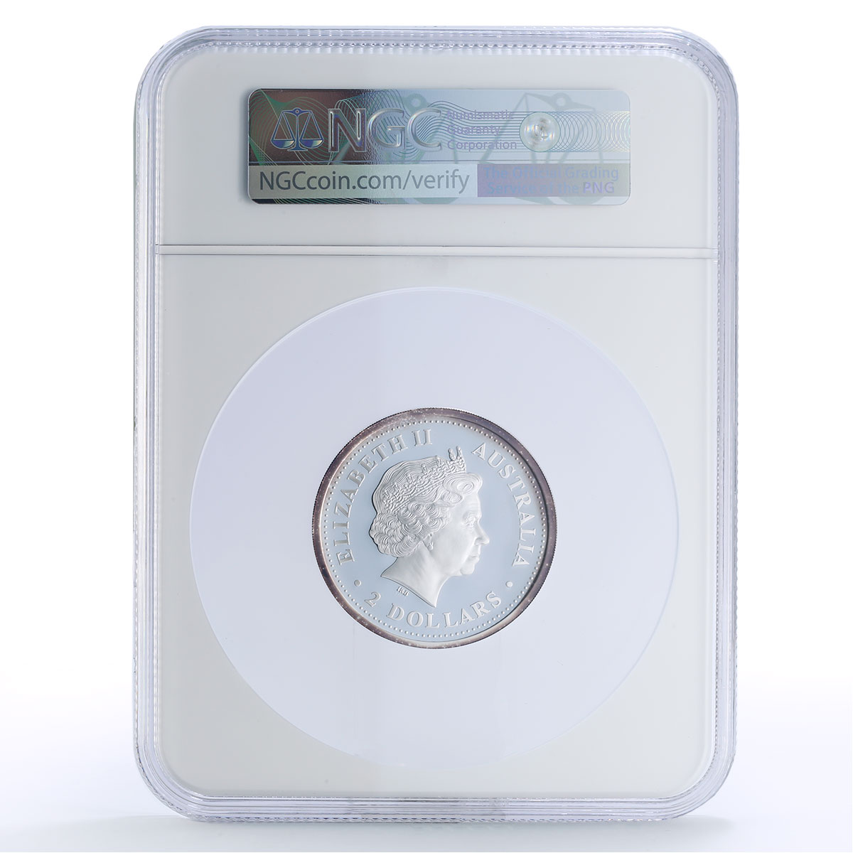 Australia 2 dollars Lunar Calendar I Year of the Horse PF69 NGC silver coin 2002