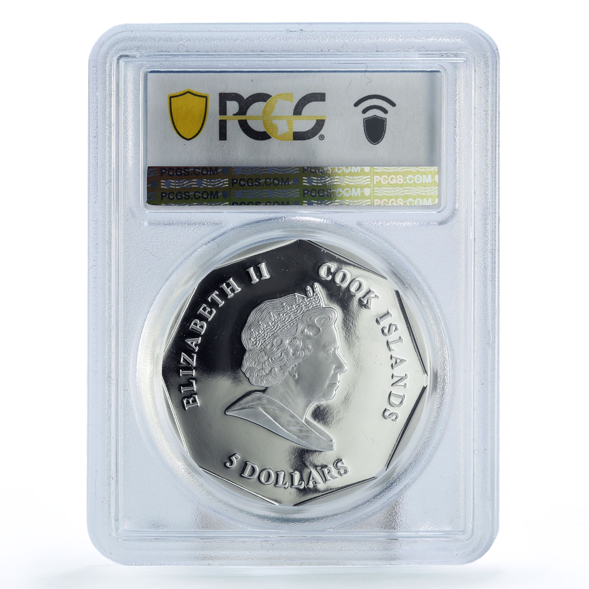 Cook Islands 5 dollars Saint Catherine Cathedral Gilt PR69 PCGS silver coin 2011