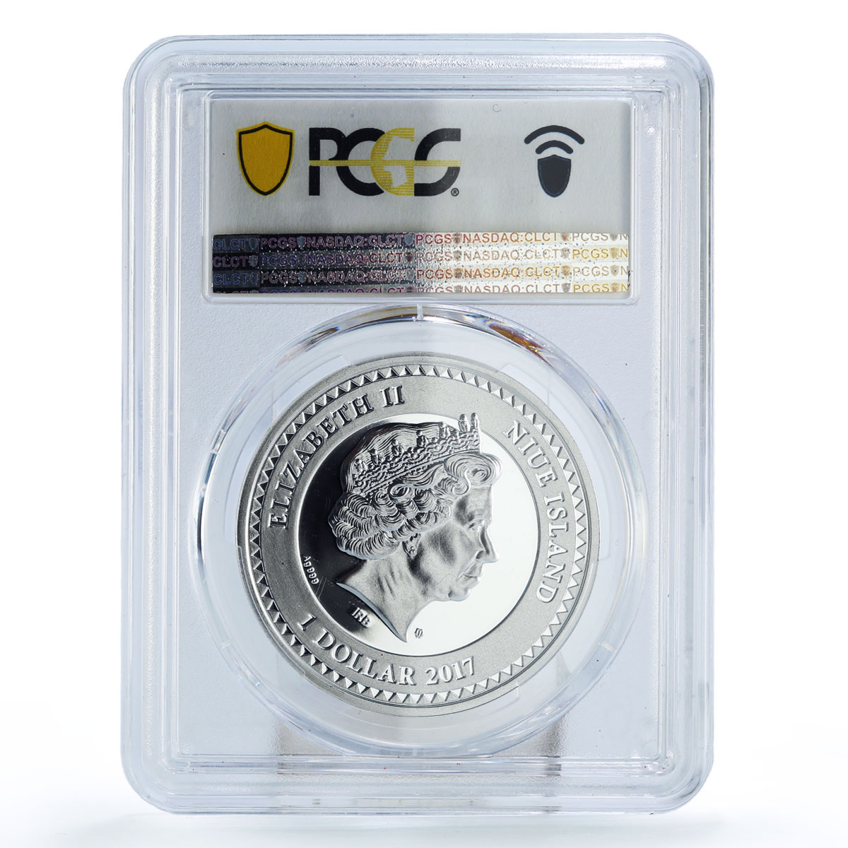 Niue 1 dollar Your Soul World Beauty Butterfly Flower PR70 PCGS silver coin 2017