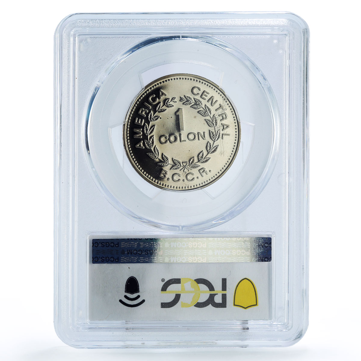 Costa Rica 1 colon Regular Coinage BCCR KM-186.4 PR68 PCGS CuNi coin 1976