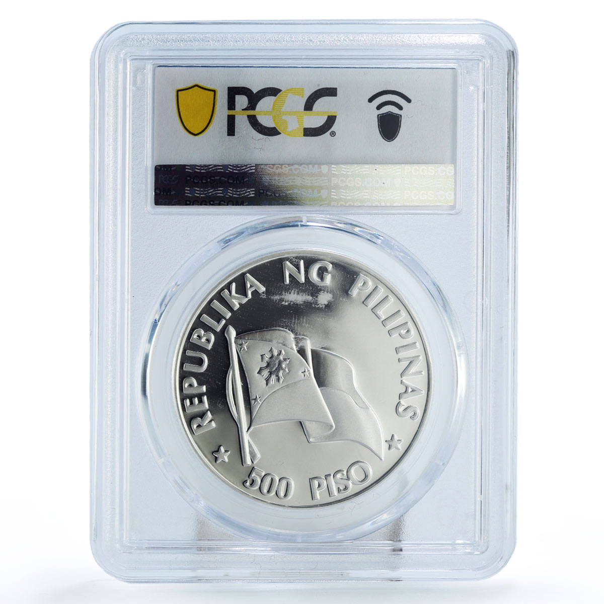 Philippines 500 piso Jose Rizal Monument Politics PR67 PCGS silver coin 1996