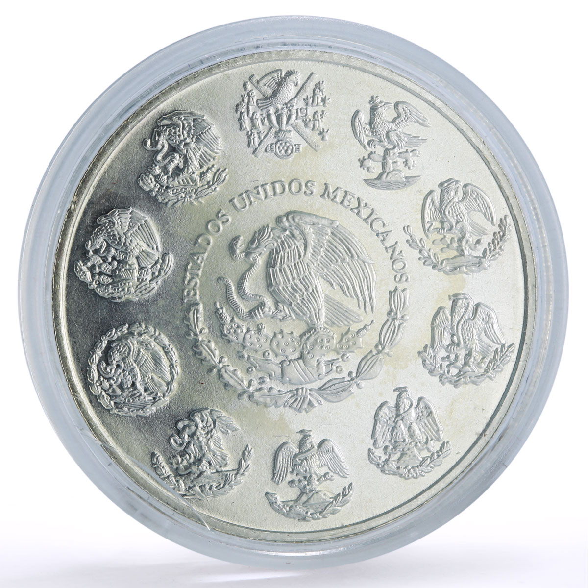 Mexico 5 pesos Conservation Wildlife Oso Negro Bear Fauna silver coin 2001