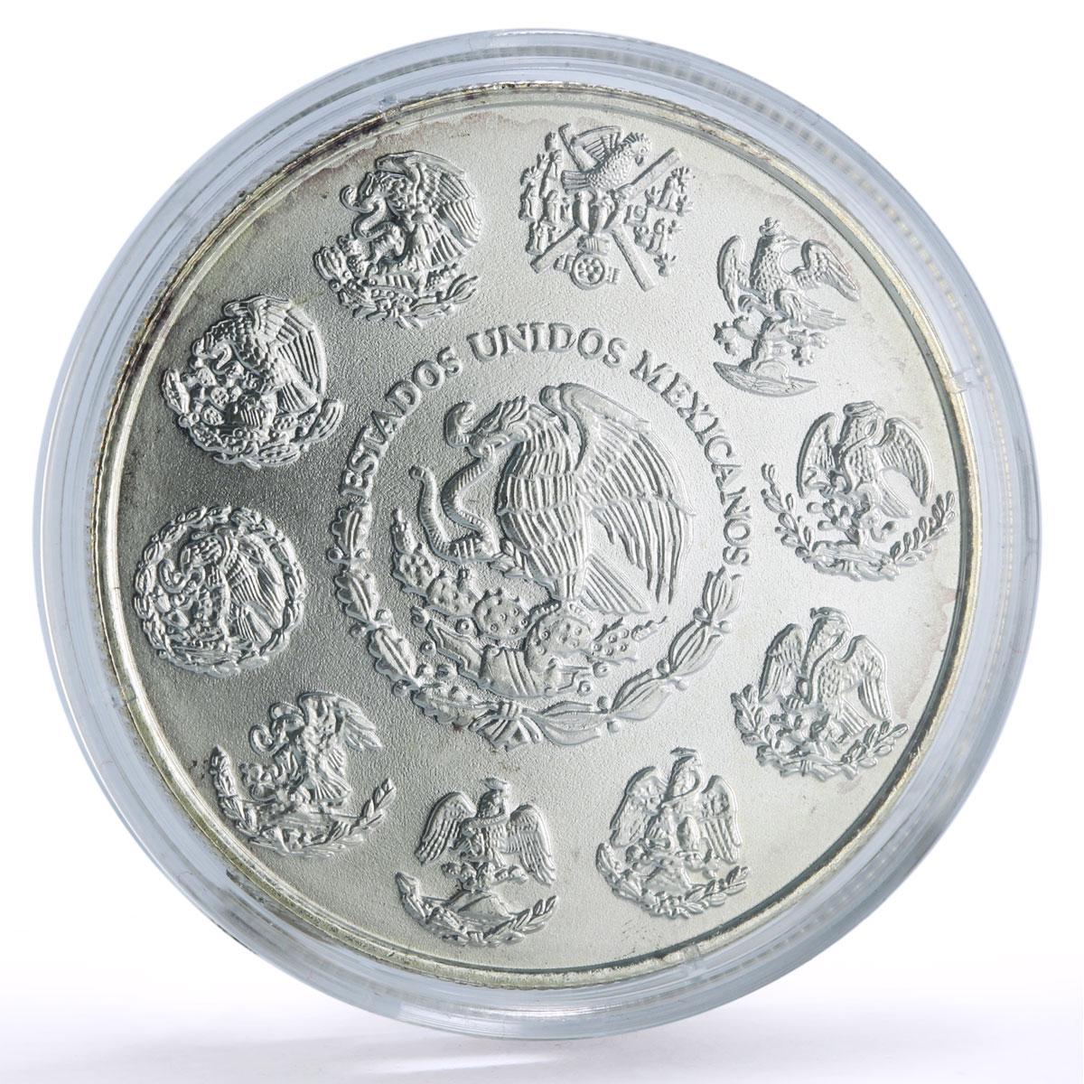 Mexico 5 pesos Conservation Wildlife Manati Manatee Fauna silver coin 2001