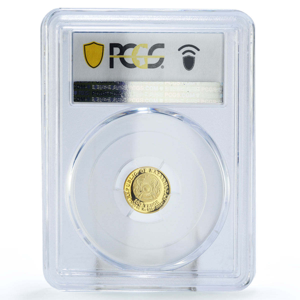 Kazakhstan 100 tenge Turkestan Transportation Camels PR70 PCGS gold coin 2004