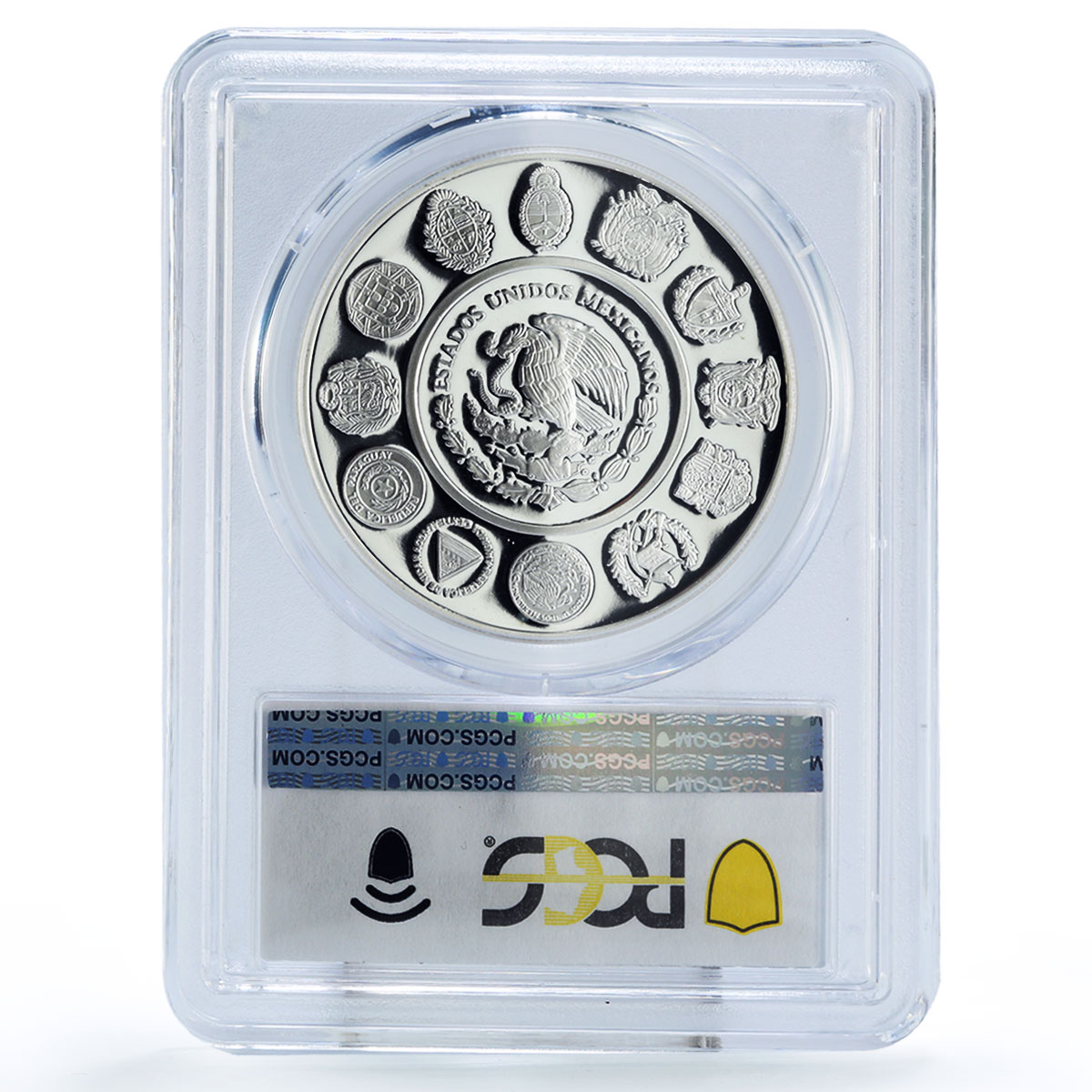 Mexico 5 pesos Ibero-American Dances Jarabe Tapatio PR69 PCGS silver coin 1997