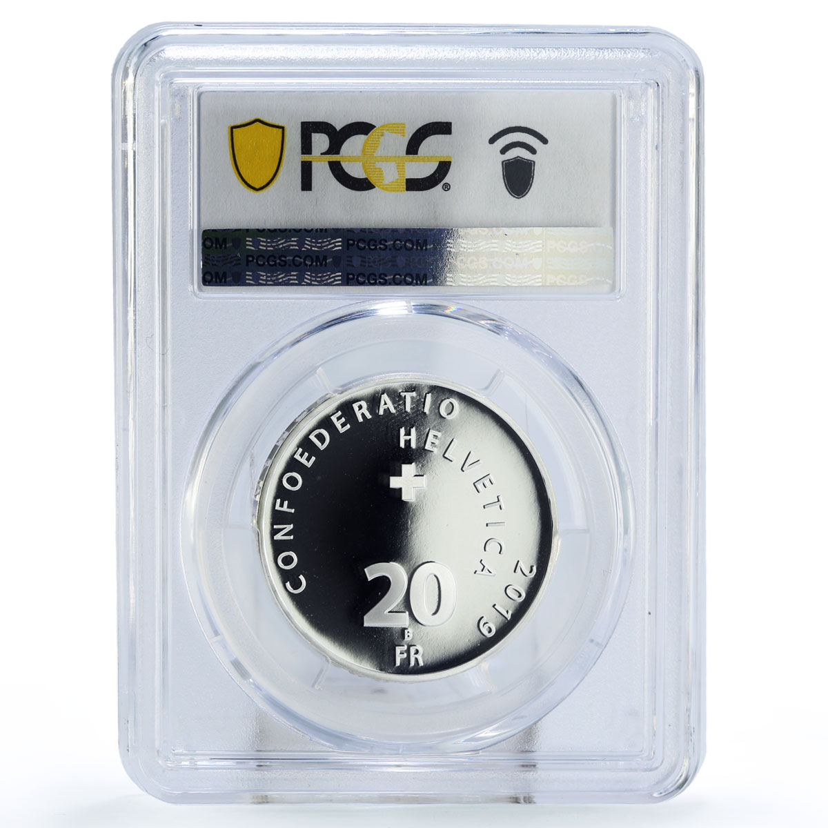 Switzerland 20 francs Knie Circus Anniversary Clown PR69 PCGS silver coin 2019