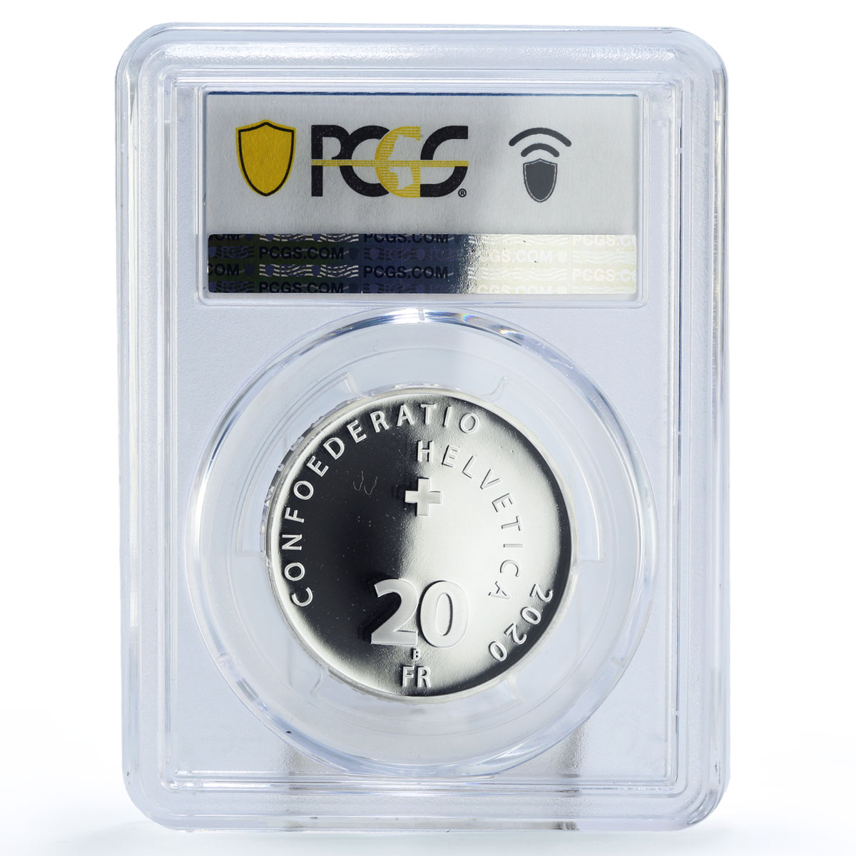 Switzerland 20 francs Roger Federer Tennis Sports PR69 PCGS silver coin 2020