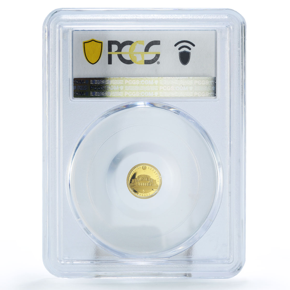 Belarus 5 roubles History Culture Ballet Dancer KM-451 PR69 PCGS gold coin 2013