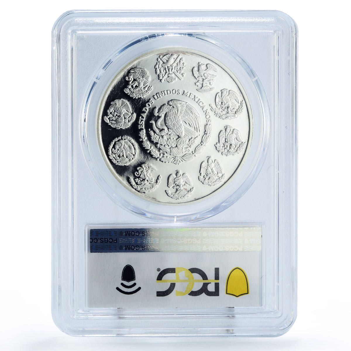 Mexico 1 onza Libertad Angel of Independence PR65 PCGS silver coin 2001