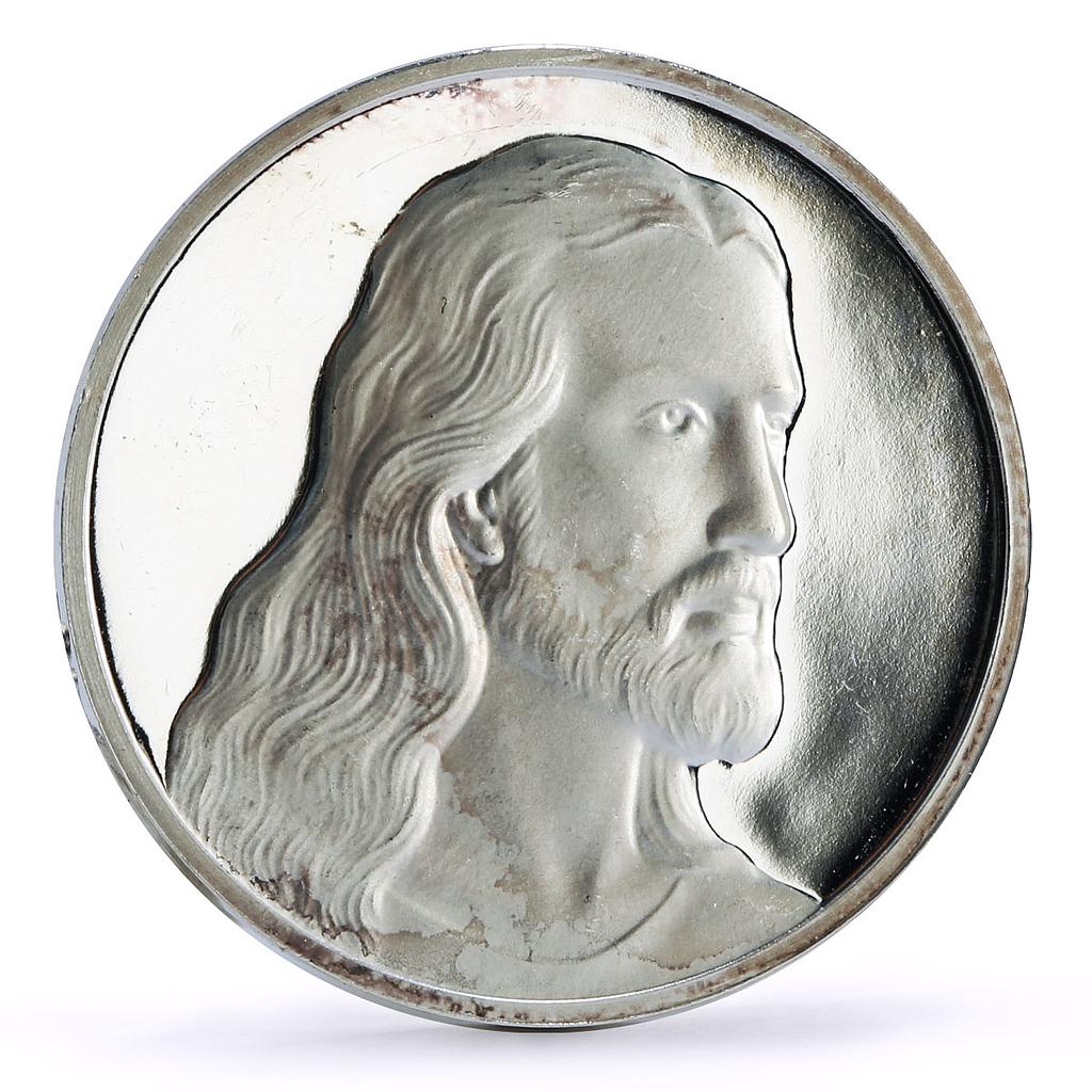 Cape Verde 25 escudos Christianity Saints Jesus Christ proof silver coin 2006
