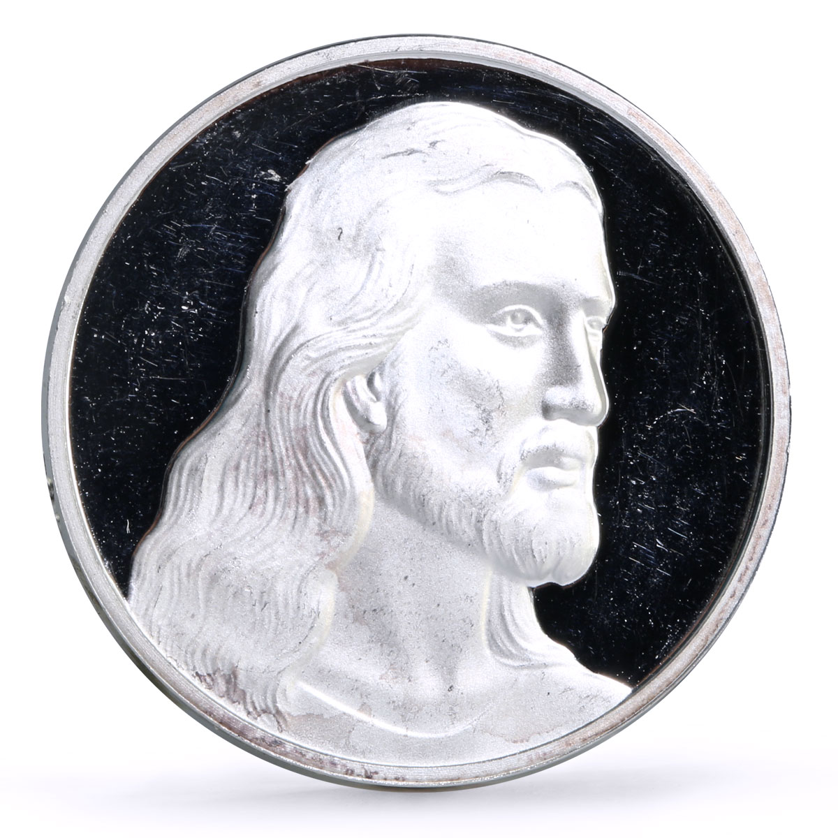 Cape Verde 25 escudos Christianity Saints Jesus Christ proof silver coin 2006