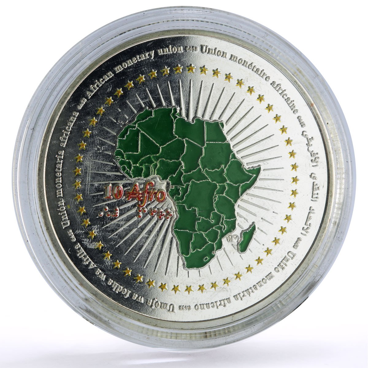 Guinea 200000 francs Stop Ebola Epidemic Rat Mouse silver-plated CuNi coin 2015
