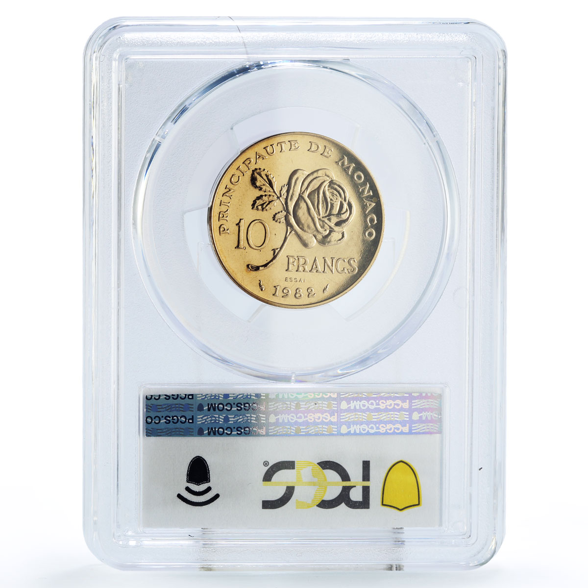 Monaco 10 francs Princess Grace ESSAI PATTERN TRIAL SP67 PCGS CuNi coin 1982